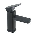 Compteur d'évier cascade robinet de salle de bain robinet mélangeur chrome carré robinet mono