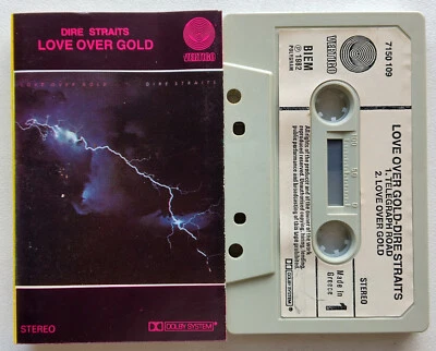 DIRE STRAITS - LOVE OVER GOLD (VERTIGO 7150109) 1982 GREECE CASSETTE TAPE - Image 1 of 3