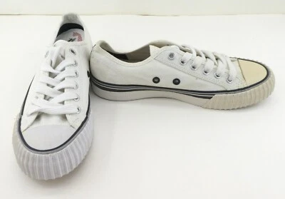 PF Flyers Center Reissue Ox White/Gray Canvas Womens 5.5 - Image 1 of 4