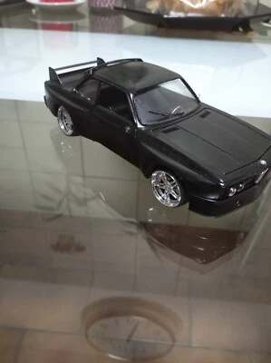 Modellino BMW 3.0 CSI AC Schnitzer in Ferro scala 1: 24 Nero  - Immagine 1 di 4