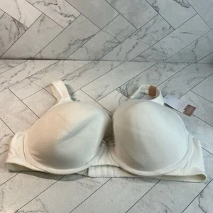 NWT Cacique Lane Bryant Womans Bra White Full Coverage UNDERWIRE 42DD - Picture 1 of 8
