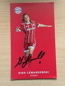 Gina Lewandowski - FC Bayern München - Autogrammkarte original signiert - #8171 - Bild 1 von 1