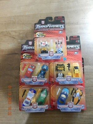 Hasbro Transformers Robots in Disguise Paquete de 2 5 CONJUNTOS DIFERENTES HOT SHOT DAYTONUS Foto 1 de 4