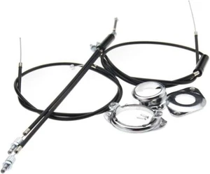 BMX Gyro Brake Cables Front + Rear (Upper + Lower) Spinner Rotor (Complete Set) - Picture 1 of 5
