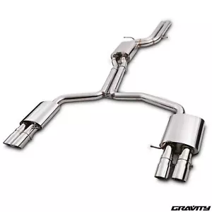 2,5" EDELSTAHL CAT HINTEN AUSPUFFANLAGE FÜR AUDI S4 B8 3.0 TFSI V6 09-16 - Bild 1 von 12