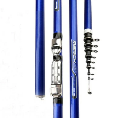 Telescopic Fishing Rods 3.6M-6.3M Carp Fishing Rods Hard Pole Carbon Fiber Rod - Image 1 of 4