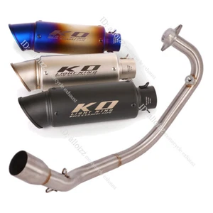 For CF-Moto ST125 Full Exhaust System Header Front Link Pipe Motorcycle Mufflers - Picture 1 of 12