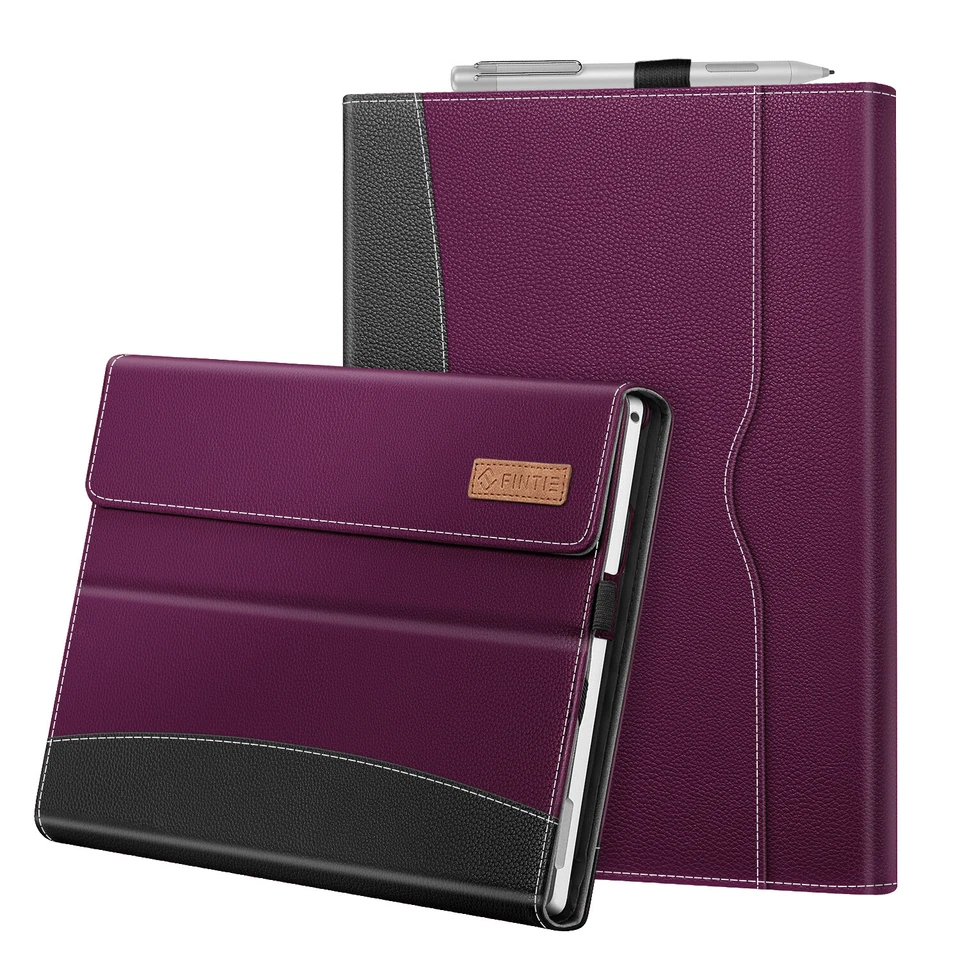 Case for 12.3'' Microsoft Surface Pro 7 Plus/7 6 5 4 3 Portfolio Business Cover - Image 1 of 4
