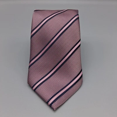 Corbata para hombre Angelo Rossi microfibra púrpura claro patrón rayas Foto 1 de 4