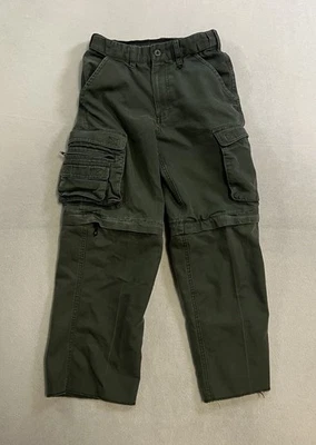 Boy Scouts of America Convertible Cargo Pants Uniform Youth Size 8 Green - Image 1 of 4
