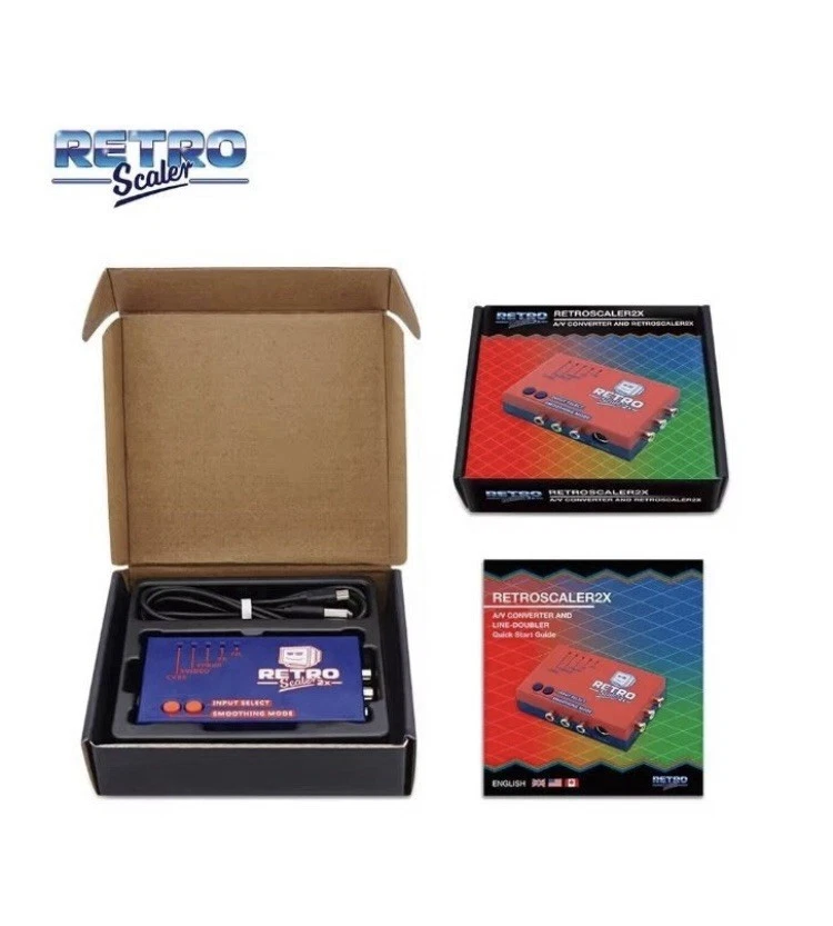 RetroScaler2x AV to HDMI Up-Scaler Converter Line-Doubler Retro Consoles Tink - Image 1 of 4