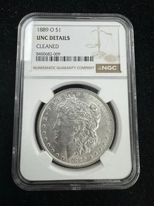 1889-O Unc Details Morgan Silver Dollar NGC - Picture 1 of 6