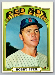 Topps #681 1972 Bobby Pfeil Red Sox - Imagen 1 de 3