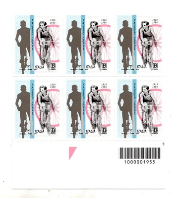 Fausto Coppi Variety - Right Block with Barcode - Cycling — 第 1/2 张图片