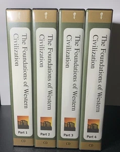 Foundations of Western Civilization 1-4 (Great Courses) Audio Book CDs & Books - Picture 1 of 9