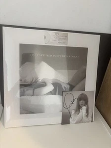 Taylor Swift The Tortured Poets Department Vinyl And HAND SIGNED Photo - Picture 1 of 2