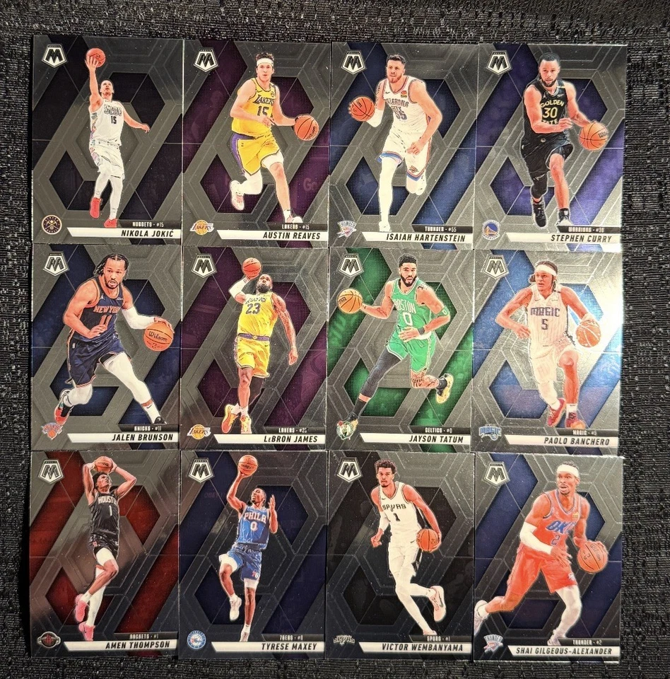 Tarjeta de baloncesto #1-200 NBA Panini Mosaic 2024-25 completa tu conjunto que elijas Foto 1 de 1