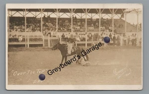 RPPC Rodeo Stadium GARDEN CITY KS Conard Vintage Real Photo Postcard - Picture 1 of 2