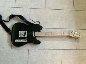 ALBA TELECASTER BLACK ELECTRIC GUITAR IN EXCELLENT CONDITION BEAUTIFUL - Picture 1 of 17