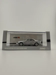 Nissan Skyline GT-R (R33) NISMO 400R Sonic Silver INNO64 IN64-400R-SIL Unsealed - Picture 1 of 8