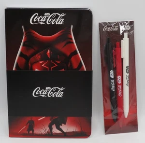 Coca-Cola Star Wars 3 different notebooks + 3 writing pens NEW 2025 - Picture 1 of 9