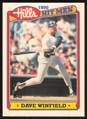 1990 Topps Hills Hit Men Dave Winfield #17 New York Yankees - Image 1 of 2