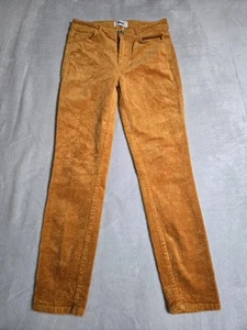 PAIGE Hoxton Ankle Corduroy Pants Teens Size 27 Girls Brown Retro 90's Designer - Picture 1 of 10