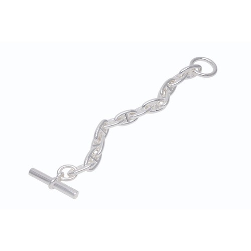 HERMÈS Bracciale Hermes Chaine D'Ankre Gm 12 Pannelli Argento 925 71 7G Accessori Gioielli U