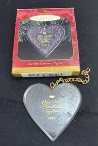 Hallmark Keepsake Ornament 1996 Our First Christmas Together Vintage - Picture 1 of 7