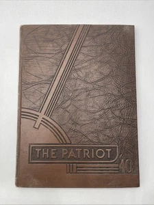 1940 Shields High School Yearbook Seymour, Indiana The Patriot - Picture 1 of 8