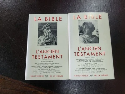 2 LIVRES PLEIADE LA BIBLE DE 1956 ET 1959 - Photo 1/4