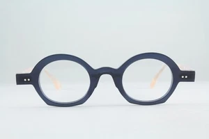 Authentic Anne et Valentin MINIPOP 1300 37mm Blue Gray Pink Marble Frames France - Picture 1 of 6