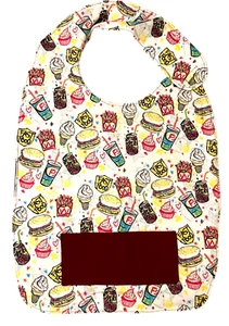Adult Bib Shirt Protector Adults Handmade Nursing Homes 26x18 Easy Wear New USA - Picture 1 of 10