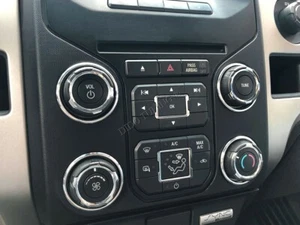 For Ford F150 08-14 Aluminium Polished Chrome Air Con Control Surrounds Rings x4 - Foto 1 di 9