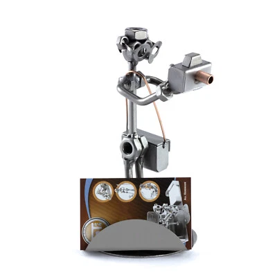 Schraubenmännchen FOTOGRAF 2 MIT VISITENKARTENHALTER - Bild 1 von 2