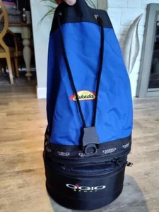 OGIO 3 In One Duffel Bag Blue Nylon 24" Tall Fishing Bag Zipper Cooler Strap - Picture 1 of 13