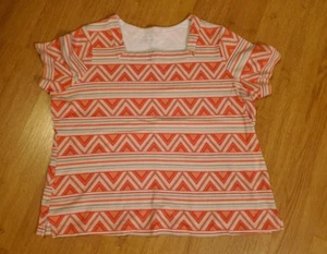 Kim Rogers Ladies S/S Curvy Knit Pullover Square Neck Tee Size 1X - Picture 1 of 4