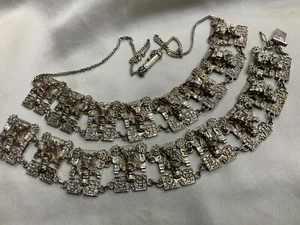 Bracelet and Necklace Mexico silver 925 - Picture 1 of 11