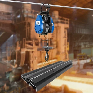 Elevador eléctrico portátil 110v cabrestante motor grúa elevador con control remoto 1300w - Imagen 1 de 14