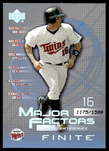 2003 Upper Deck Finite Doug Mientkiewicz 1175/1599 Minnesota Twins #110 - Picture 1 of 2