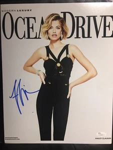 Hailey Clauson modello firmato 11x14 foto sport illustrato JSA COA - Foto 1 di 4