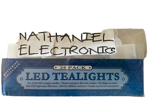 24 pack LED TEALIGHTS (STYLE708606) NEW A MUST BUY 4 MASSAGE PARLOR GR8 DEAL - Picture 1 of 4