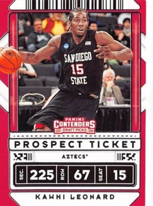 Panini Contenders 2020-21 selecciones de draft #18 Kawhi Leonard p2s-31306 - Imagen 1 de 2