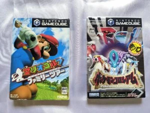 Nintendo GameCube GC Game software Lot 2 Mario Golf Family Tour, Pokemon Stadium - Picture 1 of 3