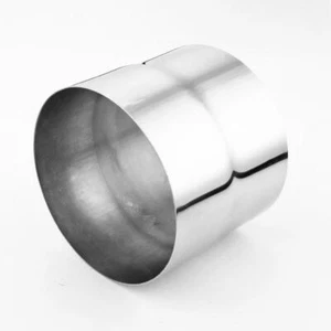 6" OD to 6" ID Exhaust Pipe Reducer Adapter Polished 304 Stainless Steel 5" Long - Picture 1 of 2