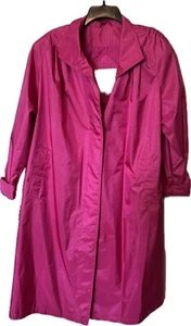 NWT By Design hot pink Trench Coat Size 6P GIFT!!!! - Picture 1 of 6