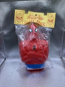 Vintage 1991 Spidey-Bank The Amazing Spiderman Street Kids Coin Bank - New! - Picture 1 of 4