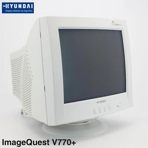 Moniteur CRT HYNDAI IMAGEQUEST V770+ 17" 43,1CM Affichage VGA 1024x768 - Photo 1/5