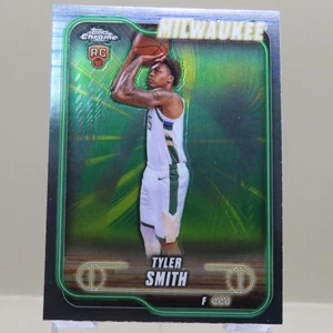 Tyler Smith RC 2025 Topps Chrome Basketball #196 Bucks - Picture 1 of 2
