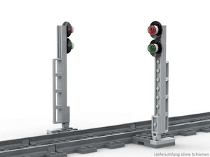 LEGO® Streckensignale f. City Eisenbahn 60198 60336 60337 60470 2x Signal Ampel - Bild 1 von 6